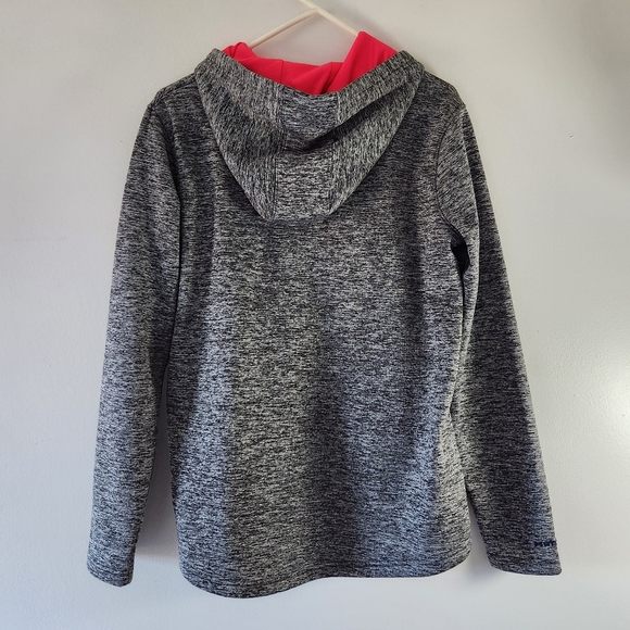 Under Armour ColdGear Sweatshirt/Hoodie, Hot-pink Logo & Lining - Picture 5 of 6